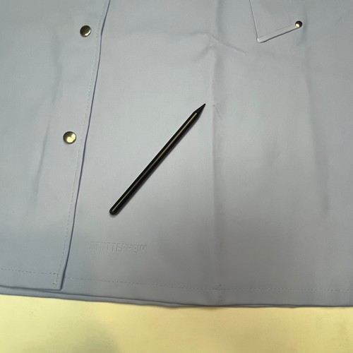 Stutterheim Mosebacke Womens Raincoat Blue XL NWT (Flawed - Stains) MSRP $325.00 - Picture 23 of 24