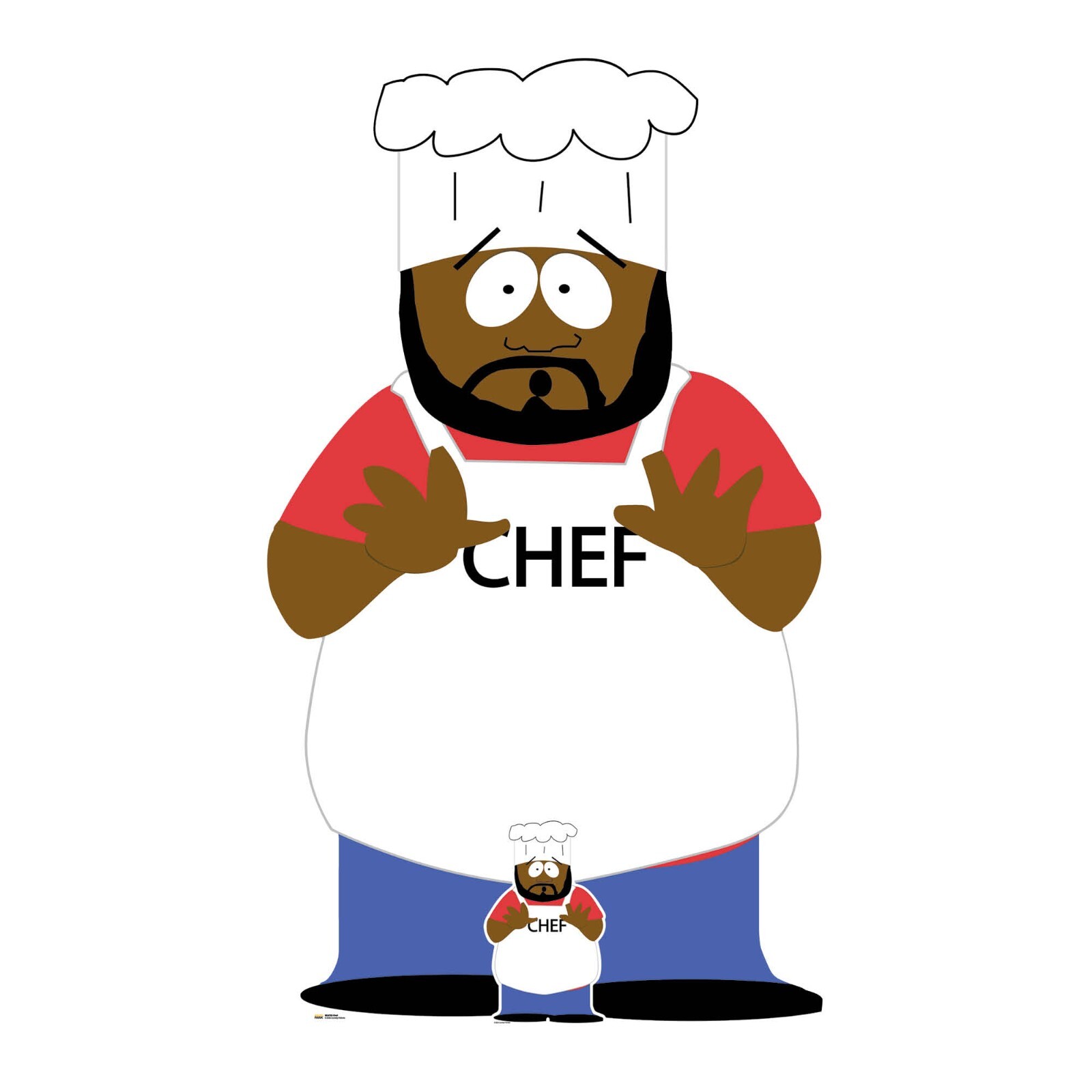 Chef from South Park Lifesize Cardboard Cutout with Free Mini Standee