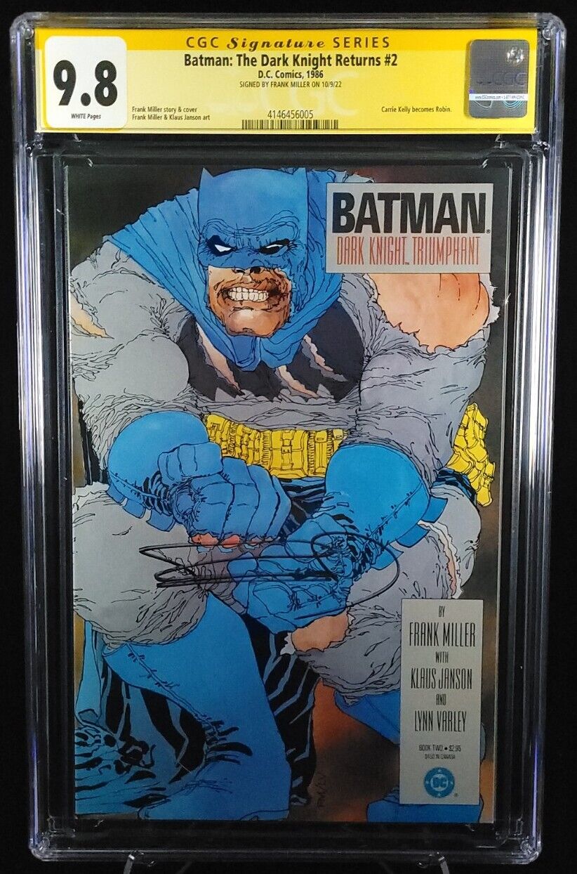 Batman The Dark Knight Returns #2 Miller 1st Printing CGC  SS 1986 | eBay