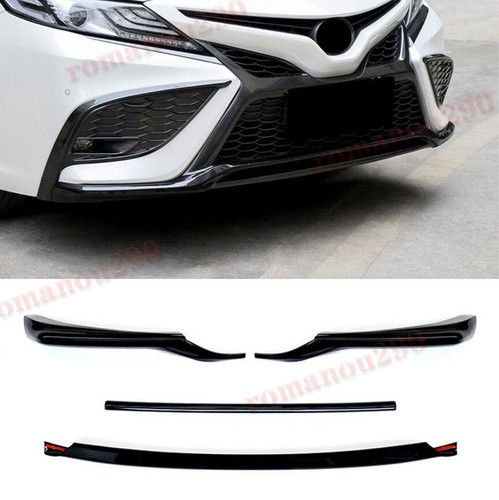 Couvercles De Moulure Calandre Toyota Camry SE XSE 2021-2023 – Paire Avant, Argent, ABS, Neufs