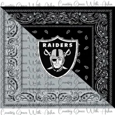 20oz Skinny Tumbler Sublimation Transfer Raiders Football Ready To Press