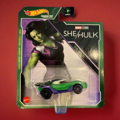 Hot Wheels Marvel She Hulk Character Cars Autos HDL54 - 1:64