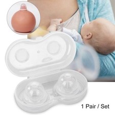 2 Pairs Silicone Nipple Corrector Nipple Clip for Flat Inverted Nipples