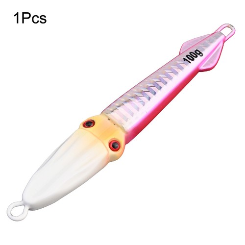 Premium Metal Squid Casting Jigs Suitable for STREAM River Lake Fishing