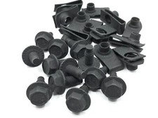 Front Fender Bolt Kit Flange Bolts Panel Nuts 24pcs - 34 Fits Ford 60-78