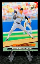 1992 Fleer Ultra Bob Patterson #558 Pittsburgh Pirates