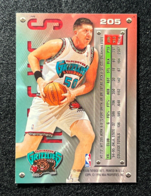BRYANT 'BIG COUNTRY' REEVES *ROOKIE CARD* (RC) 1996-97 Fleer Metal
