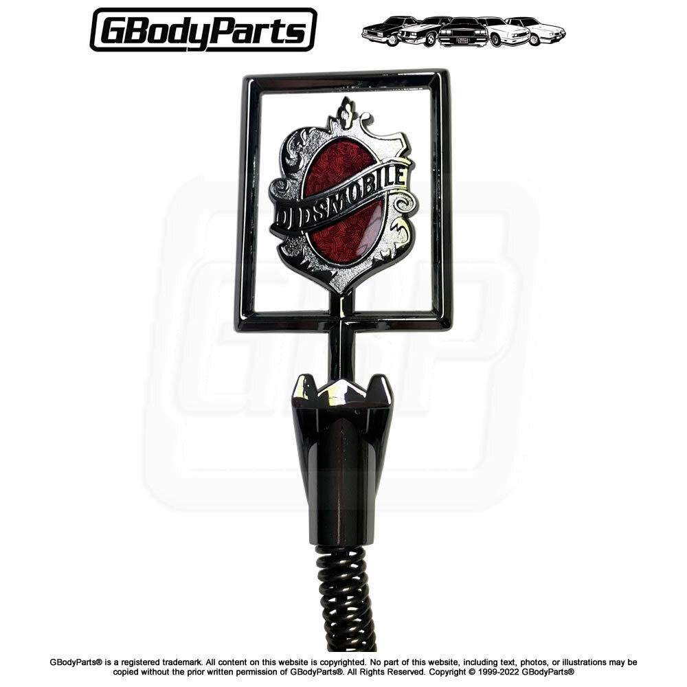 87-88 Cutlass Supreme 442 Header Panel Stand Up Hood Ornament