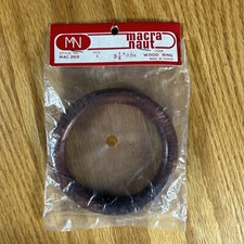 Vintage Purse Ring Handle Wooden Craft Rings 3 7/8" Diameter Original