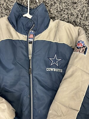 Vintage Retro XL Pro Player Dallas Cowboys NFL Coat Jacket