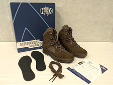 British Army HAIX Desert High Liability Combat Suede Ankle Boots - New & Boxed