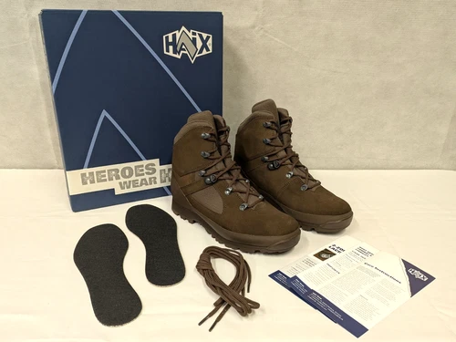 British Army HAIX Desert High Liability Combat Suede Ankle Boots - New & Boxed