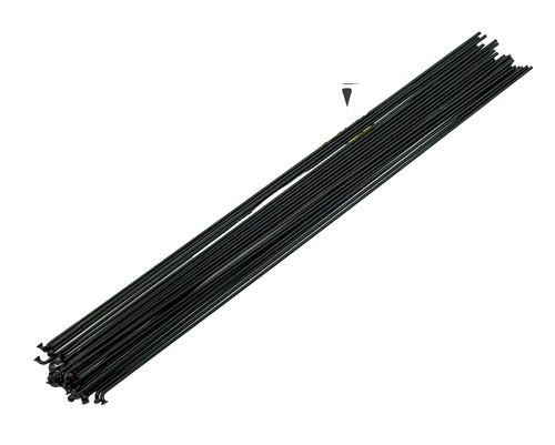 100 Rayons Sapim Race Double Butted J-Bend, 2.0/1.8, 290 Mm, Noirs