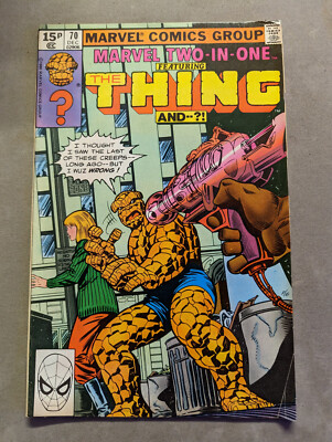 Marvel Two-In-One #70, Marvel Comics, 1980, The Thing, Marvel Comics 