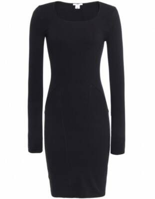 HELMUT LANG GALA KNIT DRESS, Black, Size M, MSRP $295 | eBay UK
