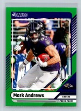 2024 Donruss Green Press Proof #232 Mark Andrews Baltimore Ravens