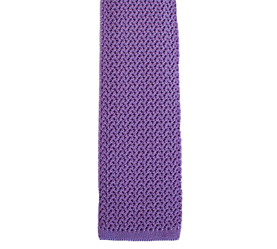 【新品】 TOM FORD SILK TIE PURPLE シルク ネクタイ 🆕️ Authentic TOM FORD Solid PURPLE 100% SILK KNIT Slim Neck Tie