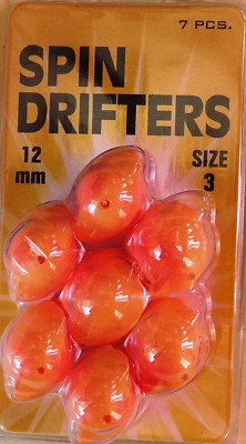 5 Packungen Danielson 12 MM Spin Drifters Pfirsich Leuchtet Im Dunkeln SDP3GLPCH