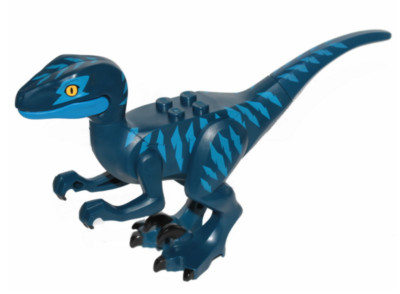 Lego Raptor Velociraptor 70835 70826 Blue Markings The Lego Movie 2 Dinosaur | eBay
