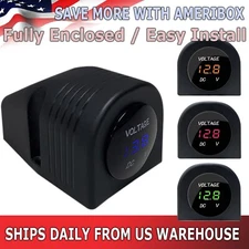 Waterproof CAR Battery Meter DC 12V Voltmeter LED Digital Display Voltage Gauge