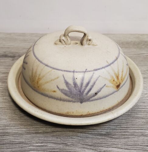 Winton Pottery Marg Hall Scotland Studio Pottery Stoneware Cheese Dish / Dome - Picture 2 of 10