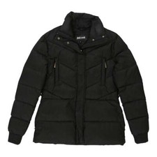 Just Cavalli Puffer - Medium Black Down And Feather