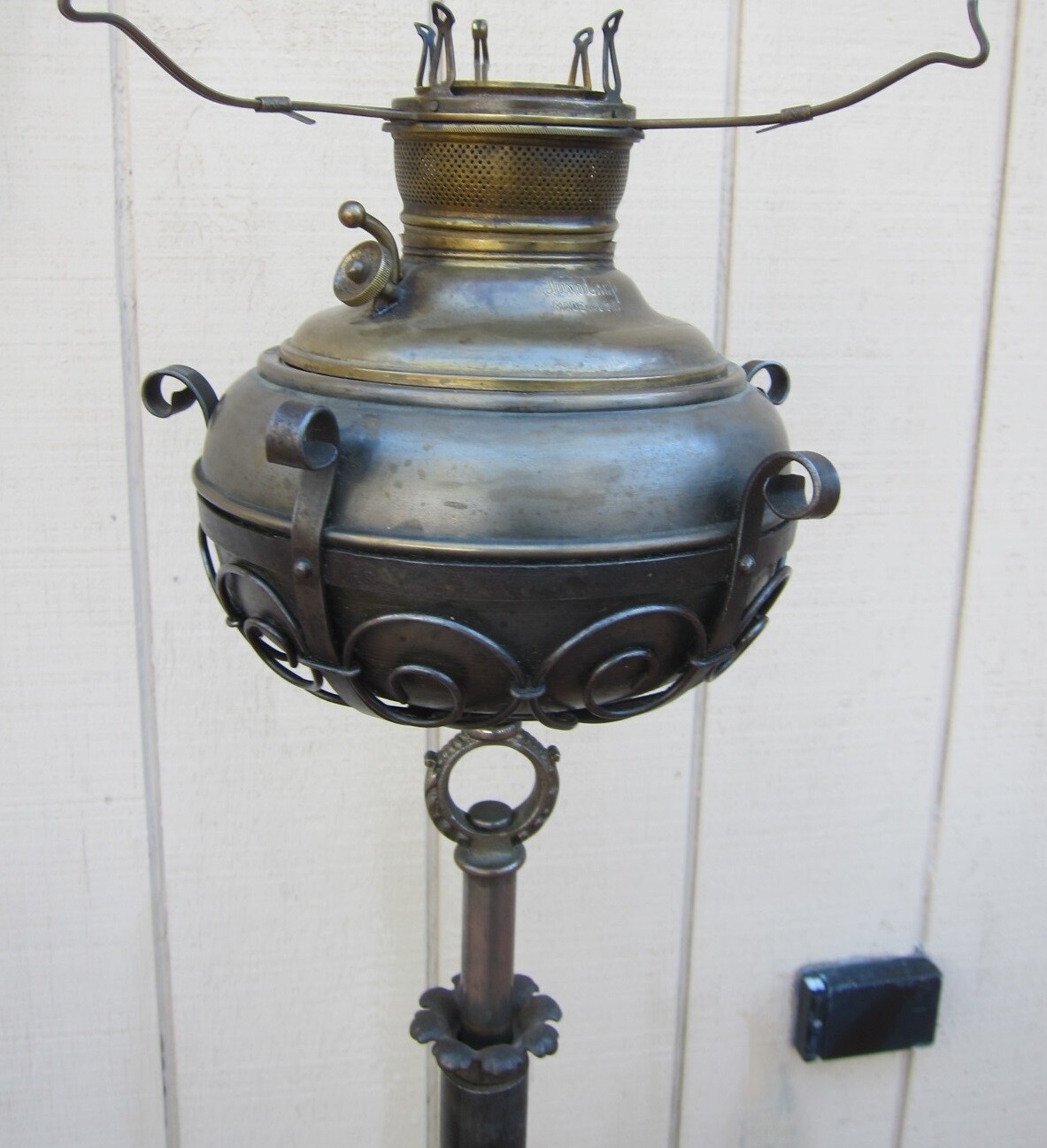 ANTIQUE MILLERTHE JUNO LAMP, WROUGHT IRON FLOOR LAMP eBay