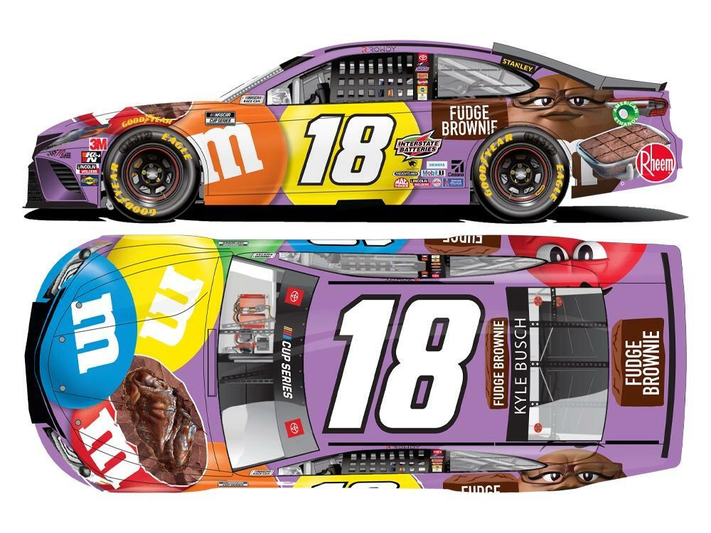 Kyle Busch #18 2020 M&M's Fudge Brownie 1:64 Die Cast Car