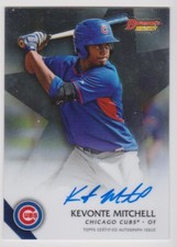 2015 Bowman's Best Best of '15 Autographs #B15-KM Kevonte Mitchell Cubs Auto