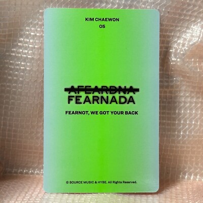 Kim Chaewon Official Le Sserafim Fearnada 2024 Fan Meeting