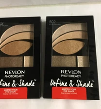3 X Revlon PhotoReady Eye Contour Kit Eye Shadow #502 BEIGE BROWN NEW AND SEALED
