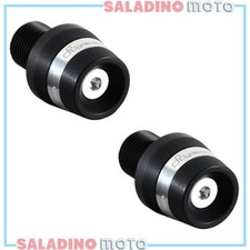 CONTRAPPESI MANUBRIO LIGHTECH NERO ARGENTO YAMAHA FAZER MT T-MAX X-MAX KTM310NER