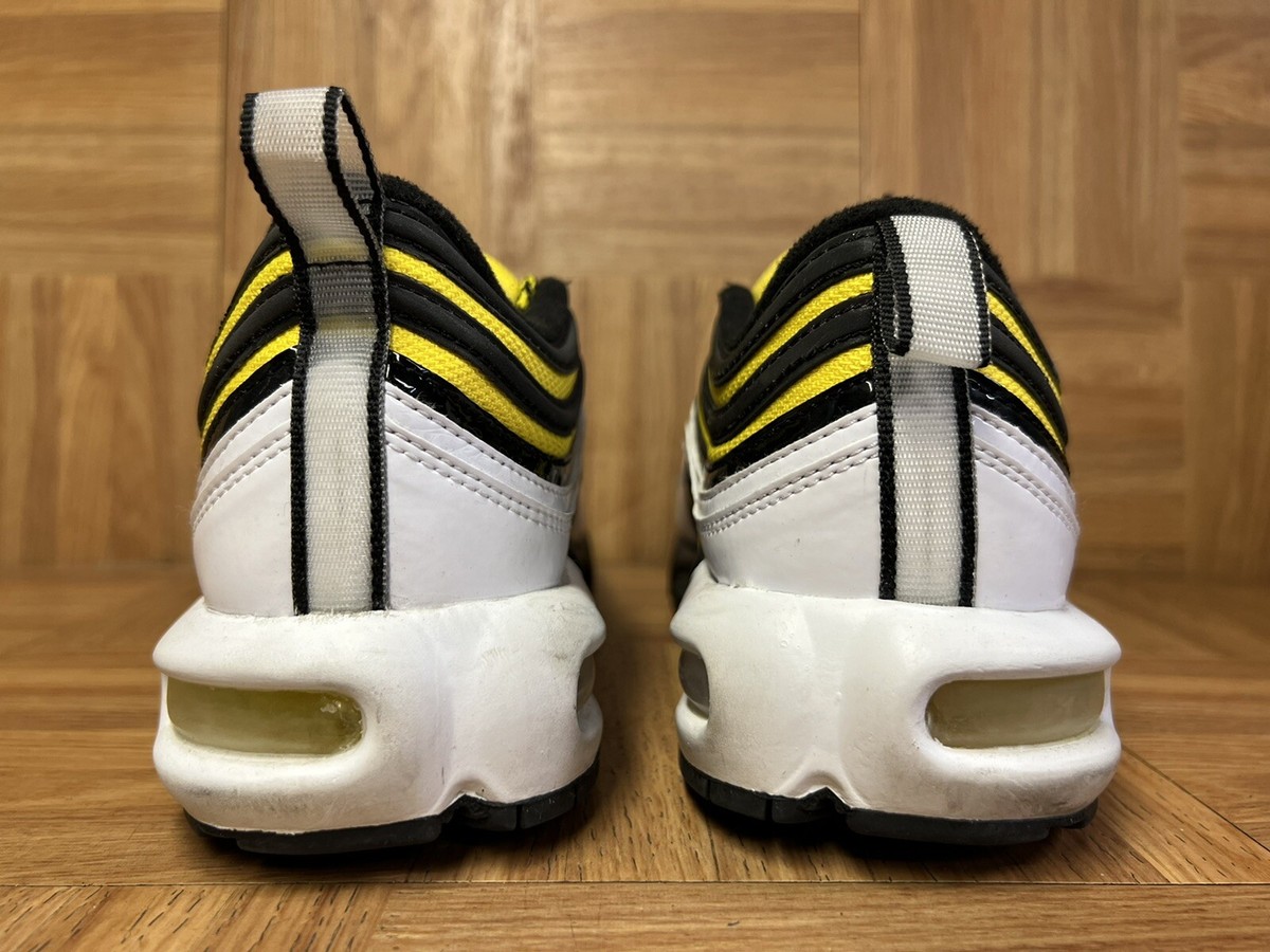 Nike Air Max Plus 97 Tn Mens 10.5 Frequency Pack AV7936-100 Yellow White Black Nike Air Max Plus 97 Frequency Pack | eBay main image 4