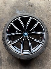BMW i4 19" DIAMOND CUT ALLOY WHEEL RIM REAR STYLE M859 9J OEM 8747305 GENUINE