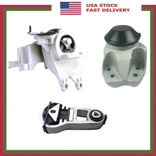 Set 3Pcs Engine Motor & Automatic Transmission Mount For Ford Explorer 3.5L 2015