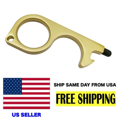 NO TOUCH CONTACT FREE Door opener key Button Pusher