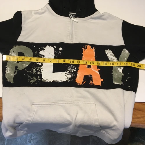 play clothes est. 1977 our gang men’s sweatshirt Y2K  sz M black/white image 9