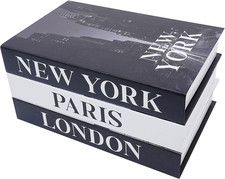 3 PCS Faux Decorative Books for Home Decor-Coffee Table Books Decor-Aesthetic Fa