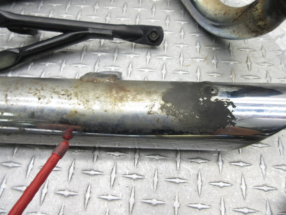 Труба коллектора глушителя выхлопной системы 1999 98-03 Yamaha VSTAR 650 Classic XVS650 Jardine - Изображение 3 из 4