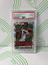 2021 Panini Donruss Unleashed-Diamond #UNL9 Mookie Betts PSA 10 Dodgers