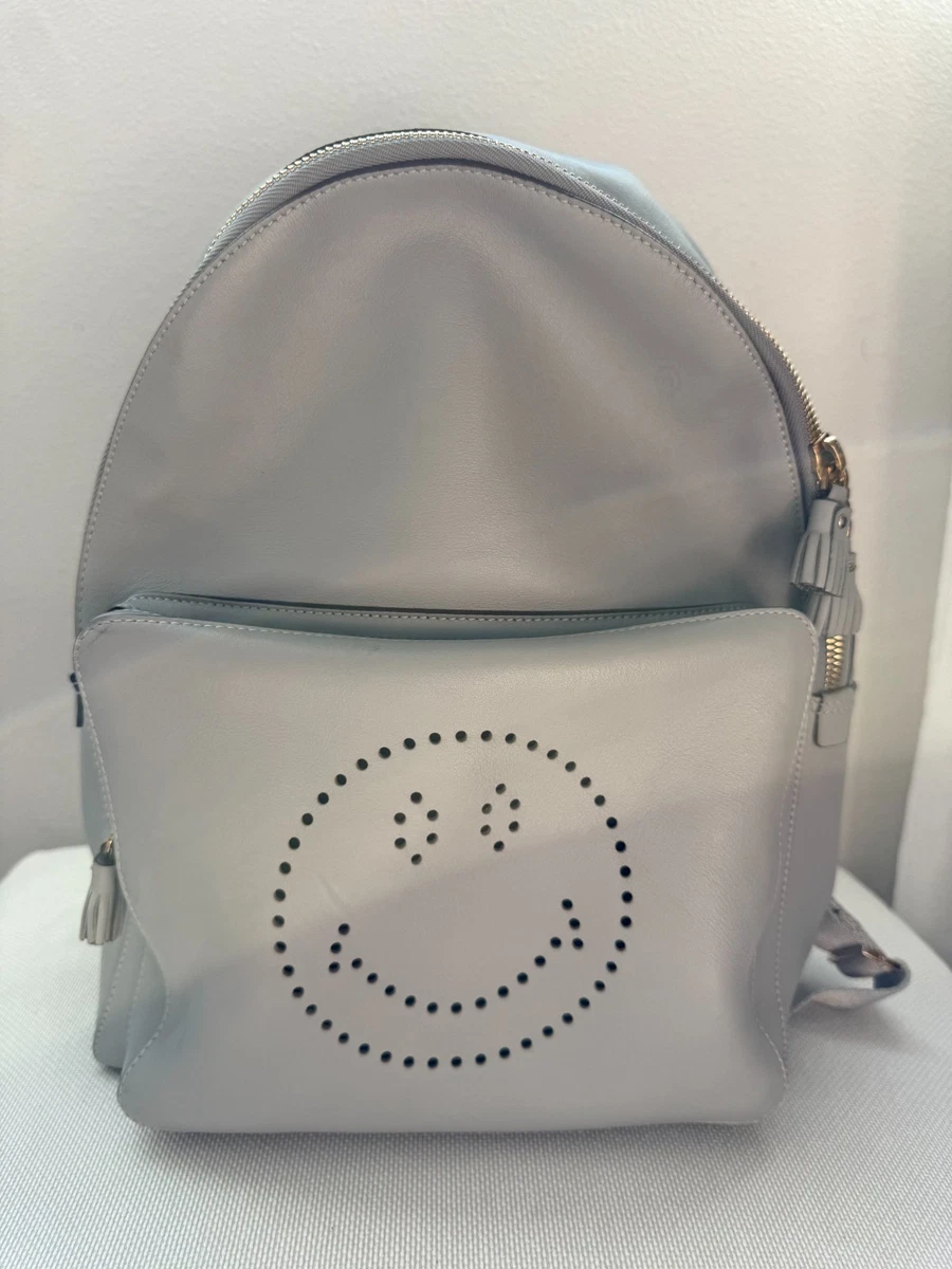Anya Hindmarch Silver Sticker Backpack Eyes Patch Leather All Over Stickers Important Things | Anya Hindmarch US main image 4
