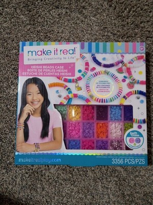Heishi Bead Kit - Vibrant Colors - Creative Beading Set for Kids Compatible w...