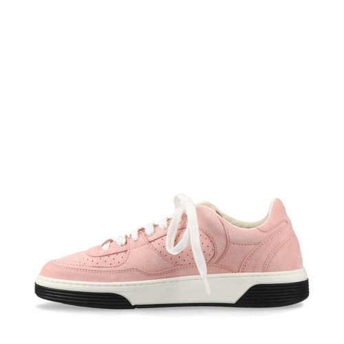 Chanel Coco Mark 23A Leather & Suede Sneakers 36 Ladies' Pink G45079 Replaceable - Picture 4 of 13