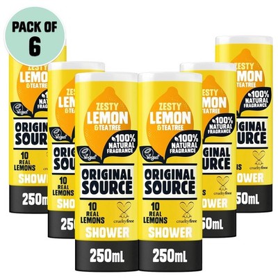 Original Source Duschgel Zitrone und Teebaum 250ml 6er Pack