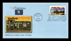 Dr Jim Stamps Greetings From America Montana First Day Issue Fleetwood Cachet