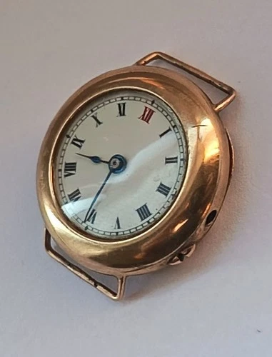 9CT GOLD VINTAGE LADIES WATCH FOR REPAIR