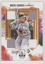 2020 Panini Diamond Kings DK Quad Materials Miguel Cabrera #DKQ-MC 8yu