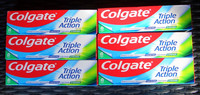 6 x 75ml Colgate Cavity Protection TRIPLE ACTION Toothpaste NEW Exp 07/28