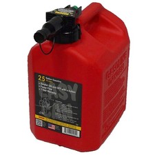 2.5 Gallon No-Spill Gas Can Gasoline Container with Safety Yellow Design