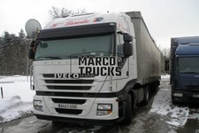 Foto camion Iveco Stralis 500 telone rimorchio Spagna bianco XII Laredo #c2mu